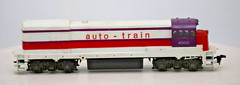 ATHEARN HO Gauge 1:87 SCALE AUTO-TRAIN DIESEL LOCOMOTIVE #4000 Tested Runner!