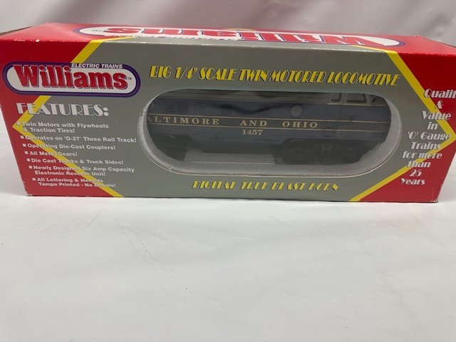 Williams O Modern Baltimore and Ohio Electric Locomotive *DUMMY DON’T WORK