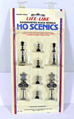 Rail Road Signals Life Like Hand Painted Scale Models HO Scenics # 1122