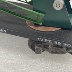 Thomas Industries O Gauge Crane Car Thomas RR Crane # 1005 With Box Black