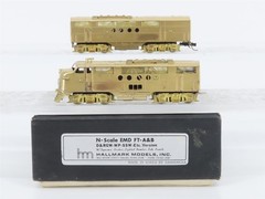 N Scale Hallmark Models BRASS Undecorated DRGW/SSW/WP FT A/B Diesel Loco Set