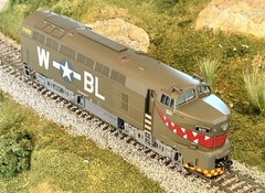HO Scale BLI BLW Sharknose A-unit, USAAF 801 Sound/DC/DCC LNIB.