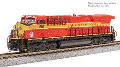 BROADWAY LIMITED 8638 N SCALE FEC ES44AC “STEALTH DC/DCC READY” RD # 807
