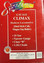 Bachmann Spectrum No. 81181 1:20.3 Scale Class B 25 Ton Climax