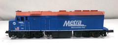 N scale Life-Like Metra City of Villa Park diesel engine (lot N 118)