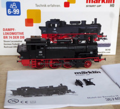 Märklin 36740 H0 Steam Locomotive BR 74 838 DB Era 3 Digital And Analog Operable