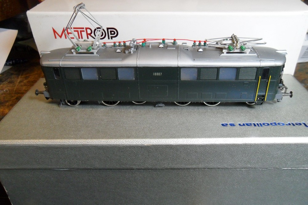 HO Brass Metropolitan Nr. 736 SBB Gotthard Locomotive Ae 4/6 Very Good Condition