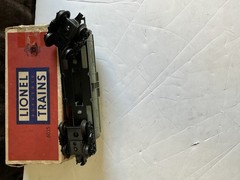 O GAUGE FREIGHT CAR LIONEL POST WAR O GAUGE 6035 TANK CAR W/ORIGINAL BOX