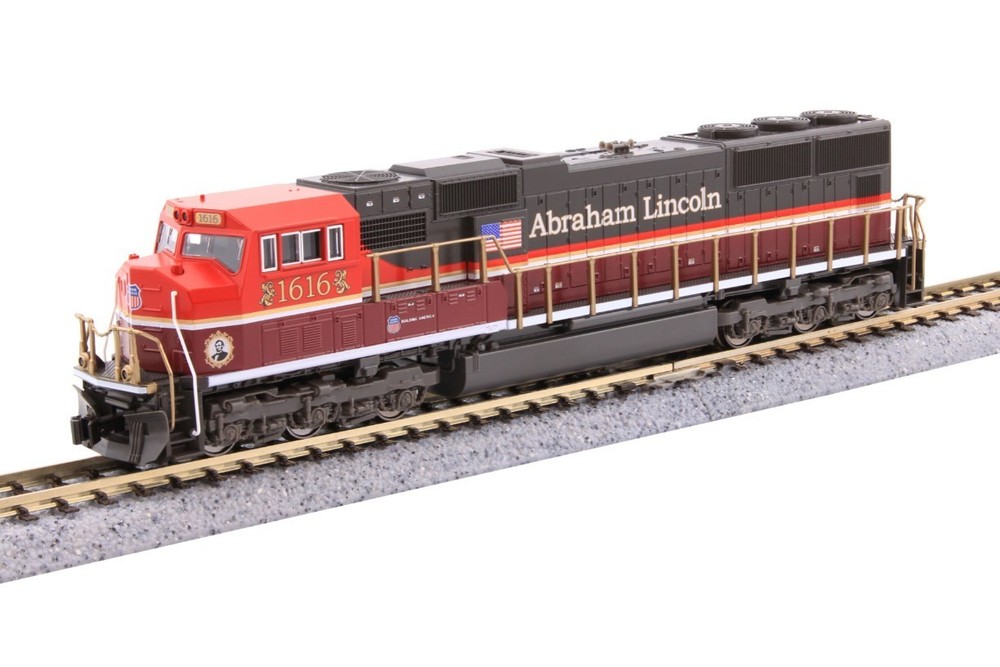 Kato 176-1616 EMD SD70M Flat Radiator Union Pacific 1616 Abe Lincoln w/Digitrax