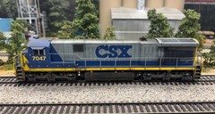 HO Rapido CSX C30-7 #7047 LokSound 5 DCC/Sound and Custom Weathered