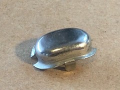 VINTAGE ORIGINAL PREWAR LIONEL TRAIN 249E 261 262 BOILER NICKEL TOP HATCH COVER