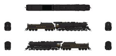 7400 Reading T1 4-8-4, In Service Version #2101, Paragon4 Sound/DC/DCC, Smoke, N