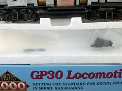 Proto 2000 HO GP30, Phase II, C&NW #821, Proto Item #23080, DC Analog.