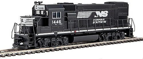Walthers-Trainline EMD GP15-1 – Standard DC – Norfolk Southern (black, white)