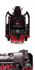 China Railway RM Class Steam Locomotive with Tender (DC) Train Model Ornament