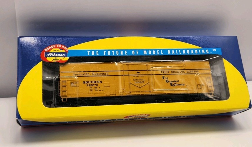VINTAGE ATHEARN HO 91252 50′ PD YOUNGSTOWN FGE-SOUTHERN #798070 MINT B48