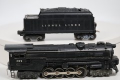 Lionel 671 Postwar 6-8-6 Turbine Steam Loco Whistle Tender O Gauge Tested