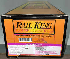 RAILKING 30-2170-1 NH EP-5 ELECTRIC LOCOMOTIVE PS CAB #377 BOX/STYROFOAM/INSTRUC