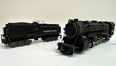 Rivarossi HO 2-10-2 Steam Locomotive w/ Tender B&O 6206 Santa Fe S1