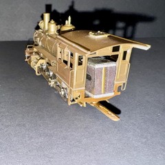 HO BRASS UNITED MA & PA 2-8-0 CONSOLIDATION LOCO & TENDER VINTAGE ORIG BOXw FOAM