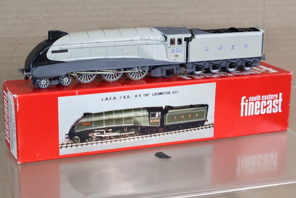SOUTH EASTERN FINECAST KIT BUILT LNER 4-6-2 CLASS A4 LOCO 2511 SILVER KING ol