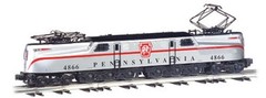 WILLIAMS by BACHMANN 41853 PENNSYLVANIA GG-1 SILVER TRUEBLAST+ O GA 3RAIL #4866