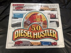 Bachman Diesel Hustler -Santa Fe train set #00021 UNOPENED – Damaged Box