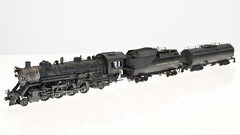 Westside Models Brass 2-8-2 Q-4b Mikado & Tender/Aux Tender B&O HO scale