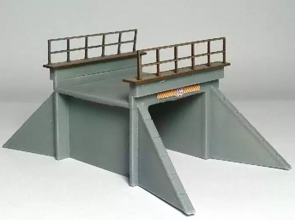 HO Scale1/87 Architectural Scene Train Model Railway Culvert Assemble Model Gift
