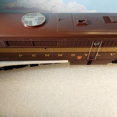 MTH PRR TUSCAN 5 STRIPE PB1 DUMMY ALCO NEW IN BOX