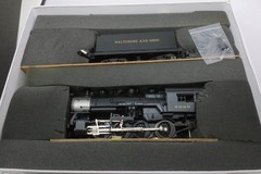 Sunset Models 3rd Rail B&O 0-8-0 3-Rail 2225 Locomotive O Scale