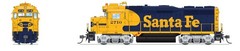 Broadway 7560 EMD GP30 ATSF 2710 Blue Warbonnet Paragon4 Sound/DC/DCC HO (GP30U)