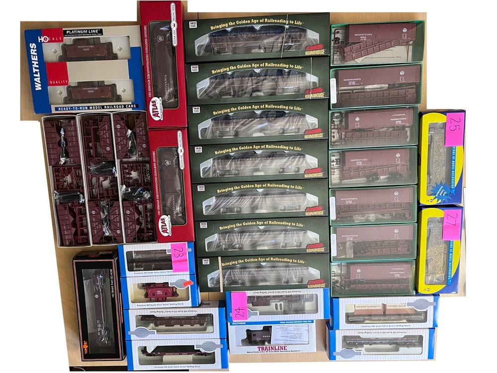 HO TRAIN CARS AND ROLLING STOCKS ESTATE SALE! Lot of 31 New BOX C