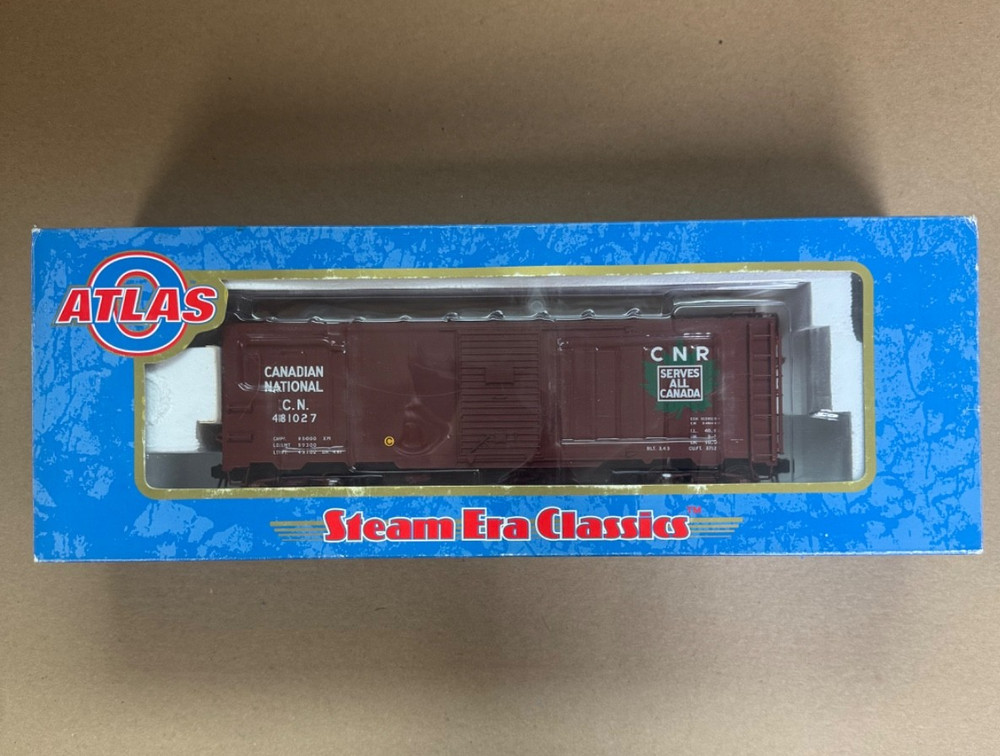 ATLAS O #1563-3, 1937 AAR 40’ Single Door Box Car-Canadian National #481027