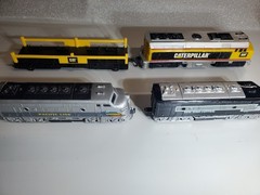 ho Lot of 3 Kids Toy Locomotives-2 Pullbacks & 1 Battery Powered-All Do Run