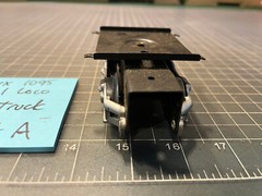 Marx Train 1095 Santa Fe E7 EMD DUMMY Diesel Locomotive TRUCK WHEEL PART LOT A