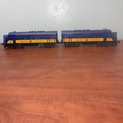Lionel O Gauge Jersey Central 1971 METCA F3 ABA Diesel Engines A & B Unit Only
