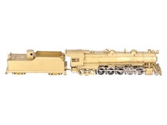 Alco S-119 HO Scale Brass Pennsylvania N-2sa 2-10-2 Steam Loco & Tender EX/Box