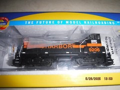 ATHEARN HO INDIANA HARBOR BELT SW1500 LOCOMOTIVE SWITCHER #9206 w/DCC QUICK-PLUG