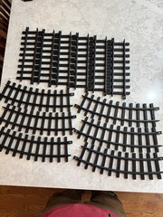 New Bright Ind Co LTD 1986 Train Tacks. No Train Included