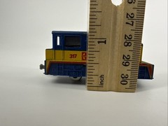 Aurora N Scale Plymouth 0-6-0 Santa Fe Switcher #317 Standard Chassis Mexico