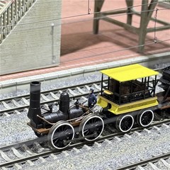 HO 1/87 Scale Train Model Set DeWitt Clinton Steam Locomotive Collection Gift
