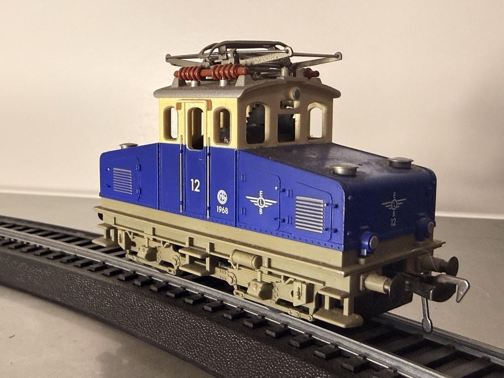 Tenshodo HO Scale Electric Locomotive No. 12 – Made in Germany Drive – Vintage