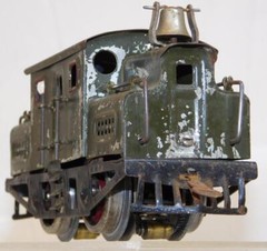1918 Lionel Prewar #152 Electric NYC S-Type 0-4-0 Engine Green Runs Y Stanchions
