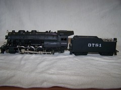 Bachmann #0651 HO Scale 2-8-0 Consolidation Santa Fe(DC)