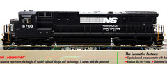 HO ATLAS 9607 DASH 8-40C NORFOLK SOUTHERN NS # 8703 DC