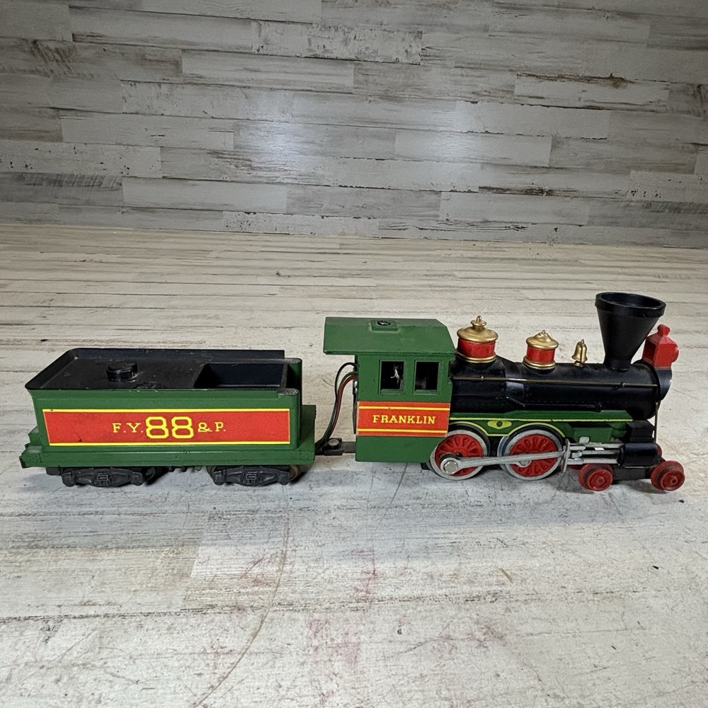 Franklin Mint Vintage Train Set Franklin Loco 88 Tender Steam Engine