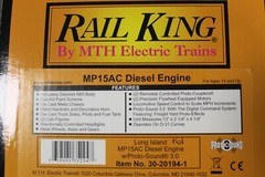 Mth Rail King 30-20194-1 MP15AC Diesel Engine LIRR #161