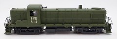 American Models Custom S Gauge Green PVR RS3 Diesel Locomotive #514 EX