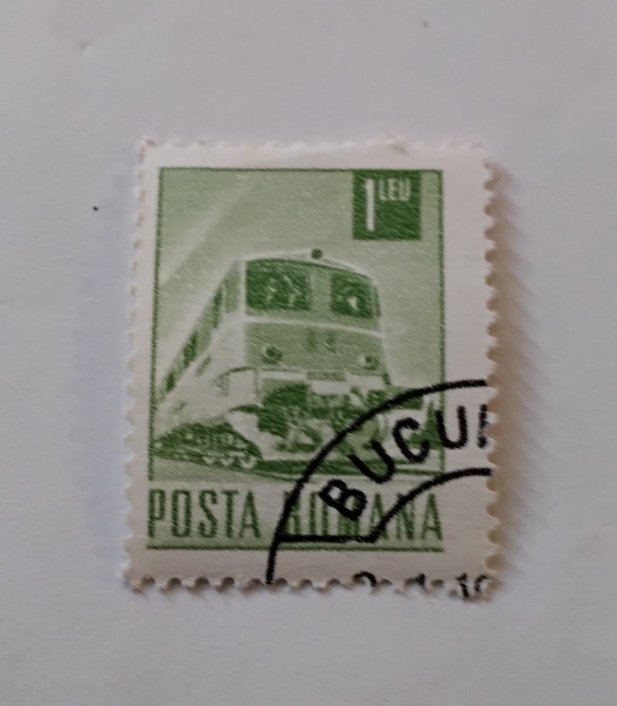 1971 Diesel Locomotive 1L yellow Green